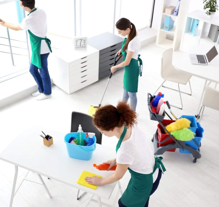 school cleaning services image